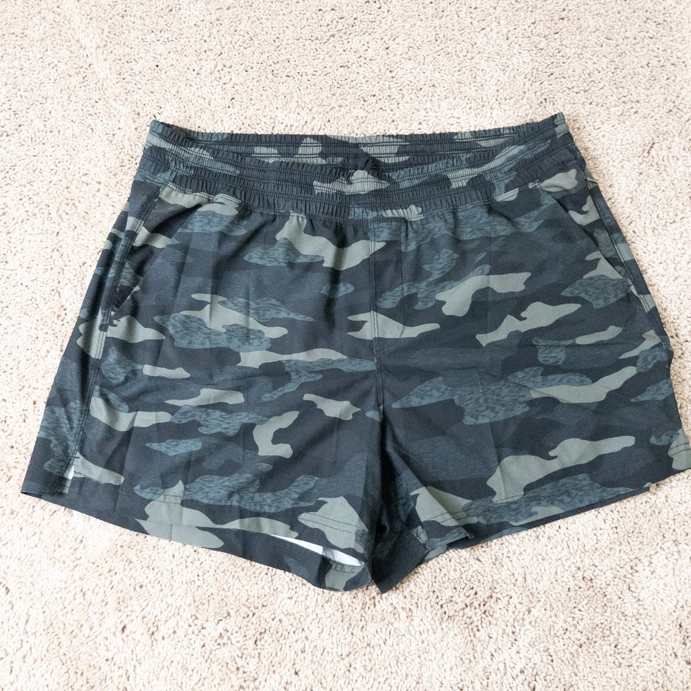 Camo Stretch Tech Workout Shorts